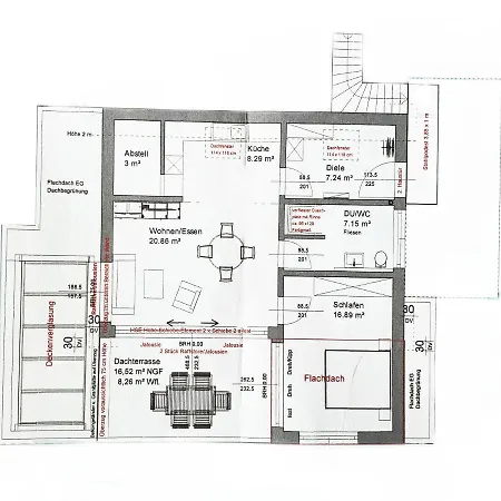Wunderschoene Helle Mit Grosser Dachterrasse 아파트 *